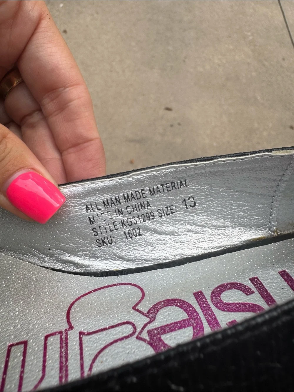 Kensie Girls Black Studded Slip-On Flats